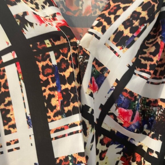 Amanda U mixed print dress - Picture 4 of 5